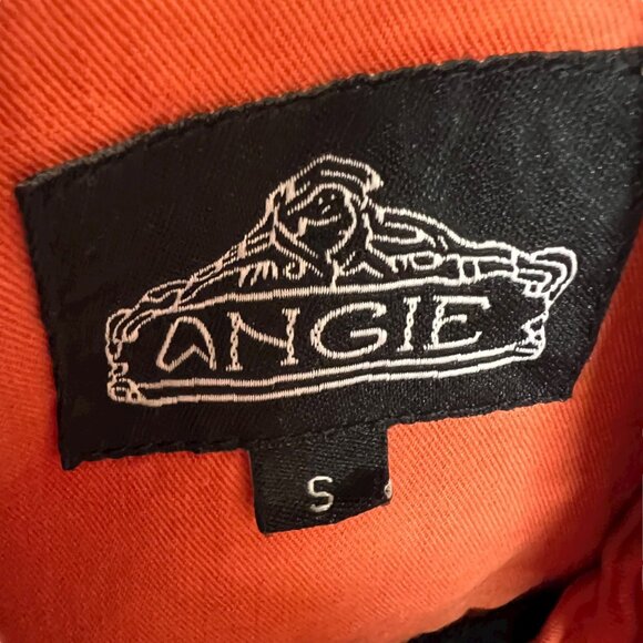 Angie Utility Jacket with Hood Sunwashed Orange Size Small - Picture 13 of 16
